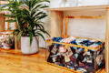 The sock trunk at the Dew Collective studio