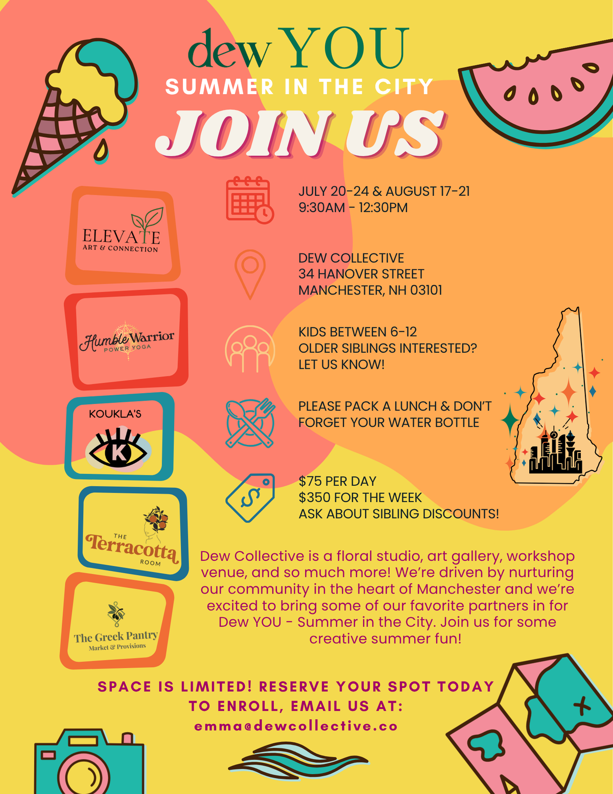 Summer in the City Workshops
